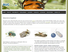 Tablet Screenshot of bugfacts.net